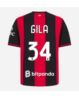 Billige Fotballdrakt AC Milan Mario Gila #34 Replika Hjemmedrakt 2026-27 Kortermet Billige Fotballdrakt AC Milan Mario Gila #34 Replika Hjemmedrakt 2026-27 Kortermet